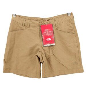 NWT THE NORTH FACE Women's Horizon Becca Nylon Hiking Shorts Moab Khaki Size 4